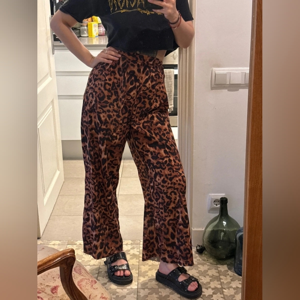 Leopard Print Women's Pants